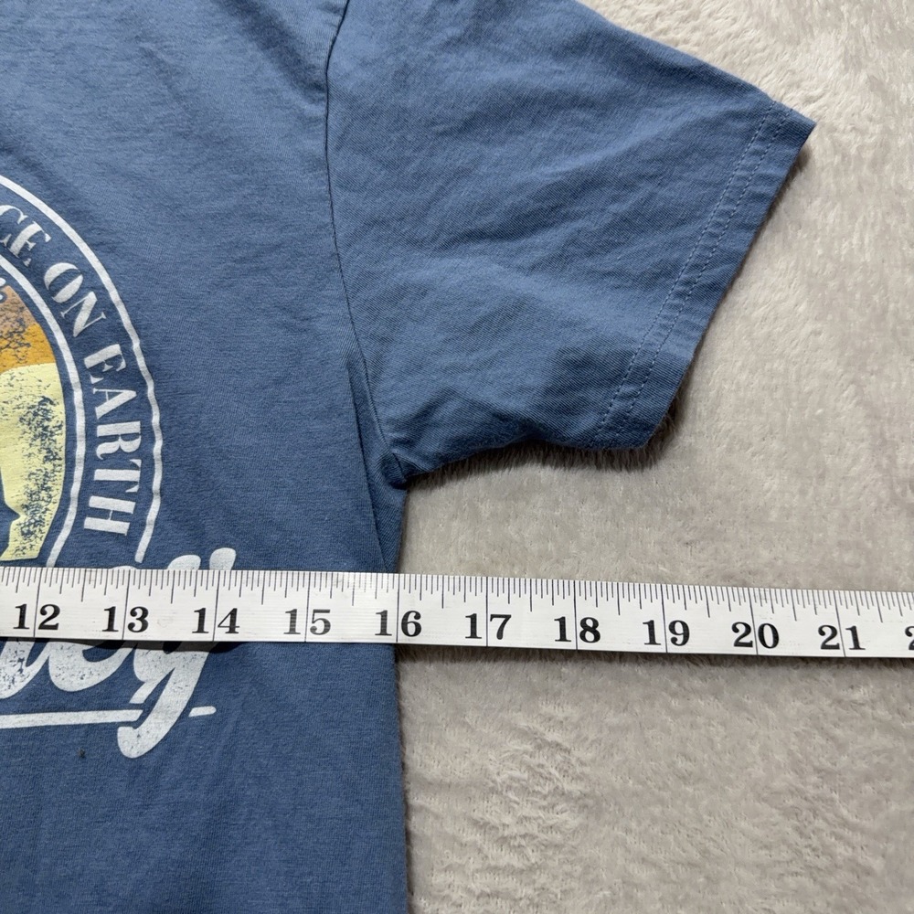 Disney World Parks Shirt Mens Small Blue Cinderella Castle Graphic Magical Tee - Picture 9 of 10